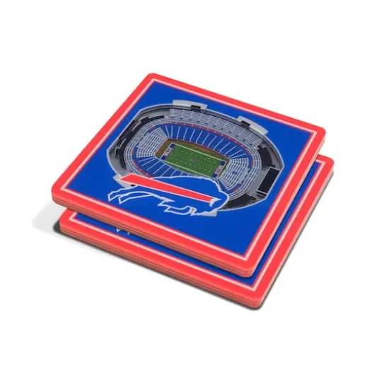 3D StadiumView Coasters Buffalo Bills {1}