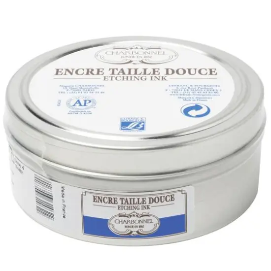 Charbonnel Etching Ink, 200mL Cobalt Blue {6}