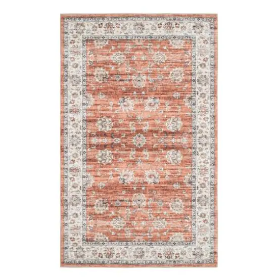Glitzhome&reg; Red & Ivory Oriental Area Rug {1}
