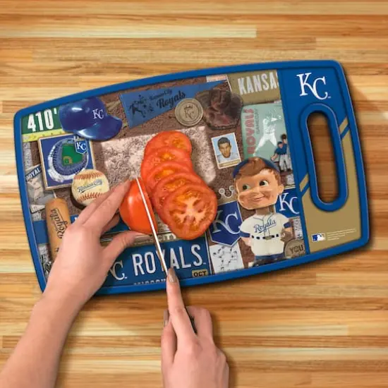 MLB Retro Series Cutting Board Kansas City Royals {6}