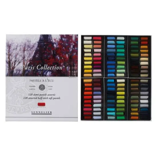 Sennelier Paris Collection 120 Color Extra-Soft Pastel Half Stick Set {1}