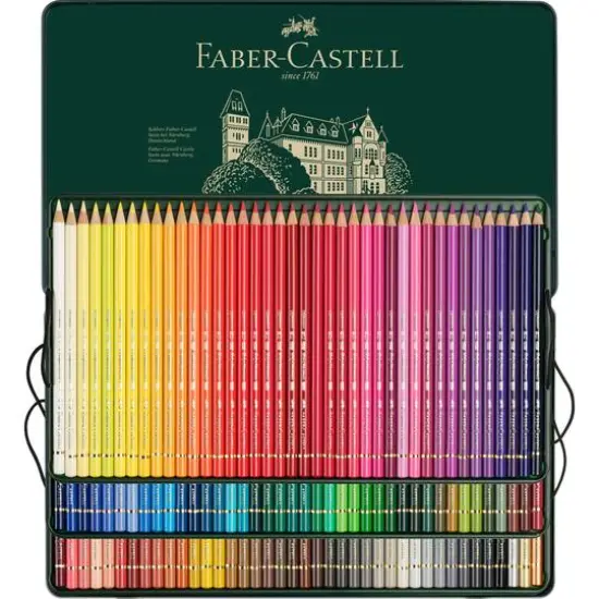 Faber-Castell&reg; Polychromos&reg; 120 Color Pencil Tin Set {1}