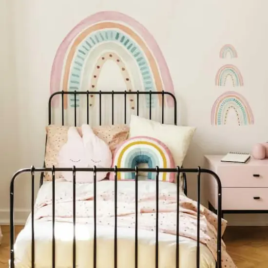 RoomMates Watercolor Rainbow Peel & Stick Wall Decals {3}