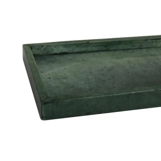 CosmoLiving by Cosmopolitan Marble Tray Set Green {4}