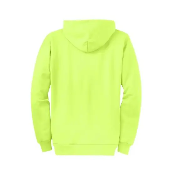 Port & Company® Core Fleece Full-Zip Hooded Sweatshirt Neon Yellow {5}