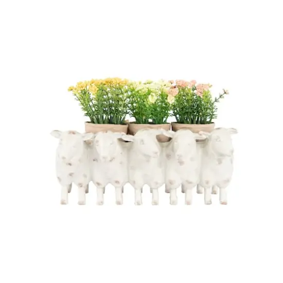 Hello Honey&reg; White 13" Sheep Planter {6}