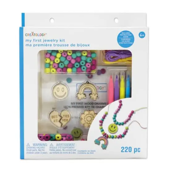 My First Wood Charm Jewelry Kit by Creatology&trade; {6}