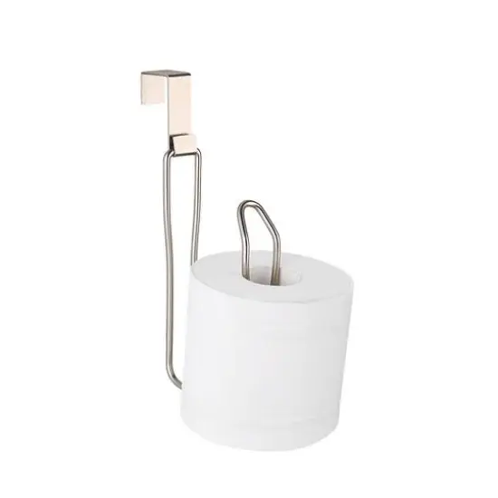 SunnyPoint Over the Tank Toilet Paper Holder Satin Nickel {1}