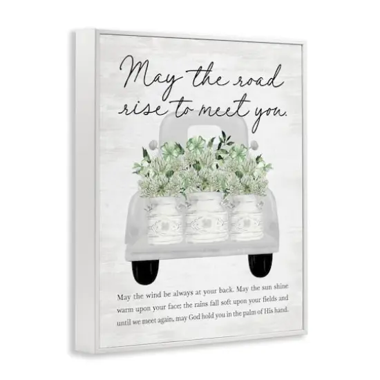 Stupell Industries Country Irish Proverb Framed Giclee Art White {4}