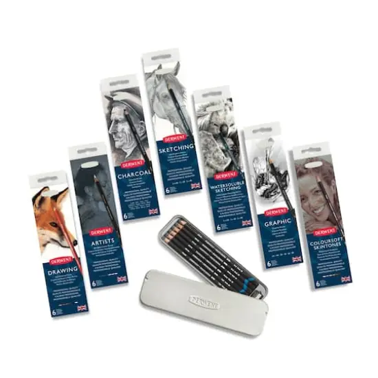 Derwent&reg; Sketching 6 Pencil Tin Set {6}