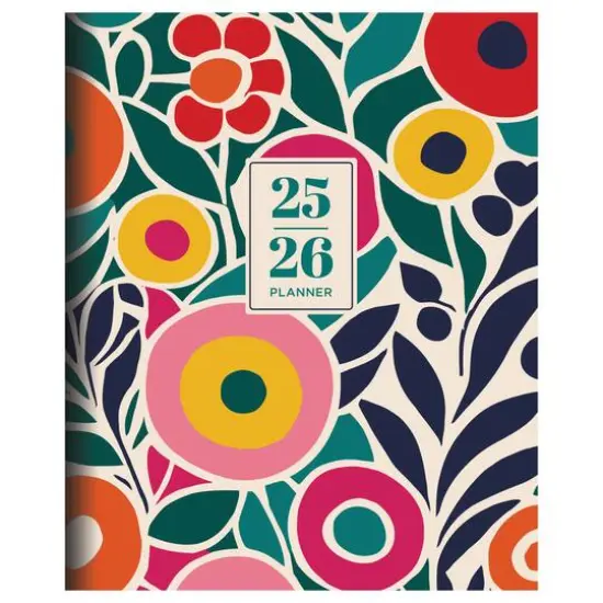TF Publishing 2025-2026 Charming Flowers Large Monthly Planner {1}