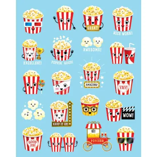 Teacher Created Resources&reg; Popcorn Smelly Stickers, 6 Packs of 120 {3}