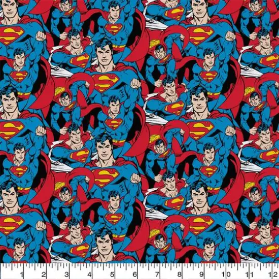 DC Comics Superman Crowd Precut Cotton Fabric {3}