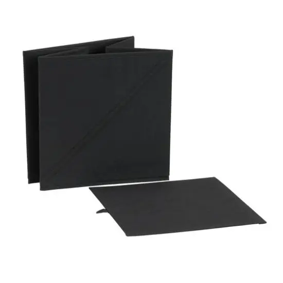 Household Essentials Storage Cubes with Diagonal Handle, 6ct. Black {7}