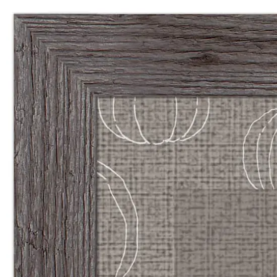 Gray Grateful Hearts Print in Western Gray Frame {4}