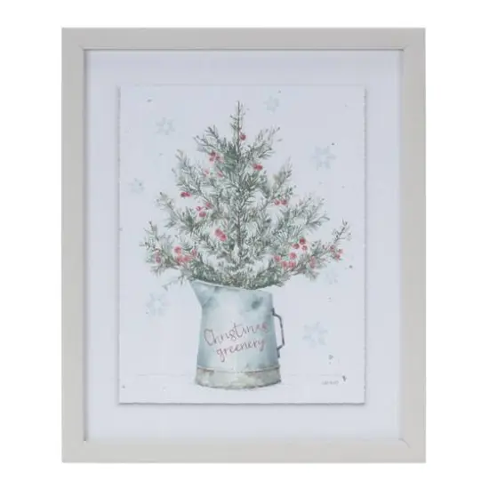 Potted Pine Tree Wall Art Set {4}