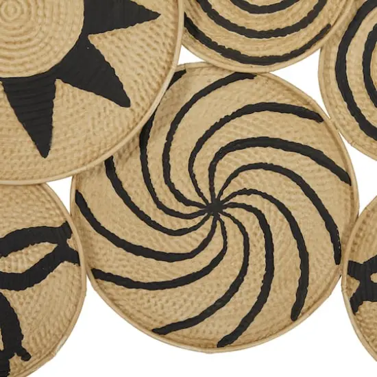 Tan & Black Iron Eclectic Wall Decoration {4}