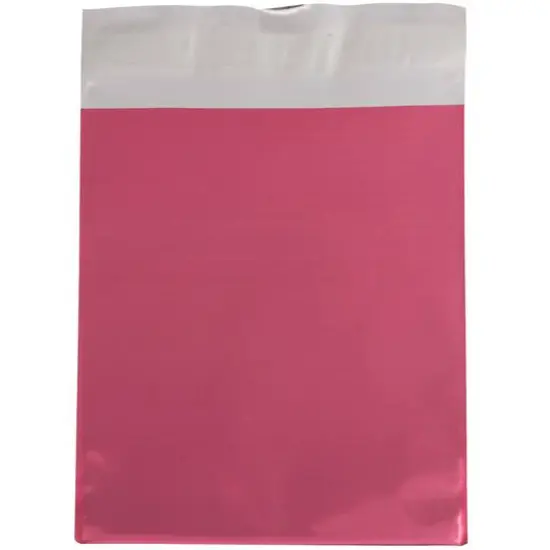JAM Paper 6.25" x 7.875" Open End Foil Envelopes with Self Adhesive Closure, 25ct. Pink {5}