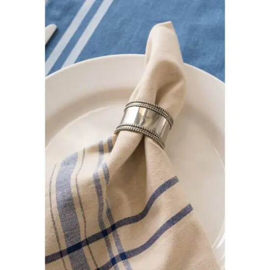 DII&reg; French Stripe Cloth Dinner Napkins, 6ct. Nautical Blue {11}
