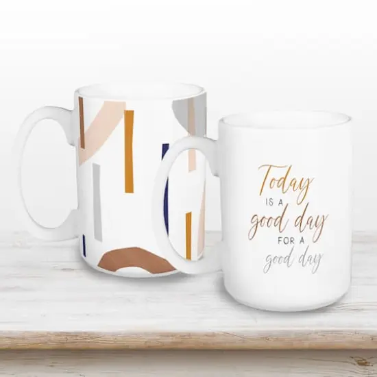 15oz. Today is a Good Day for a Good Day Mugs, 2ct. {1}