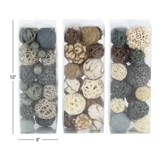 Multicolor Dried Floral Country Orb Vase Filler, 3ct. {4}