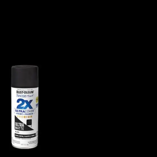 Rust-Oleum® Painter's Touch® 2X Ultra Matte Paint & Primer Spray Black {3}