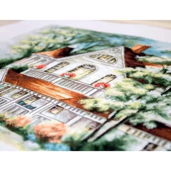 Luca-S The Lake House Counted Cross Stitch Kit {4}