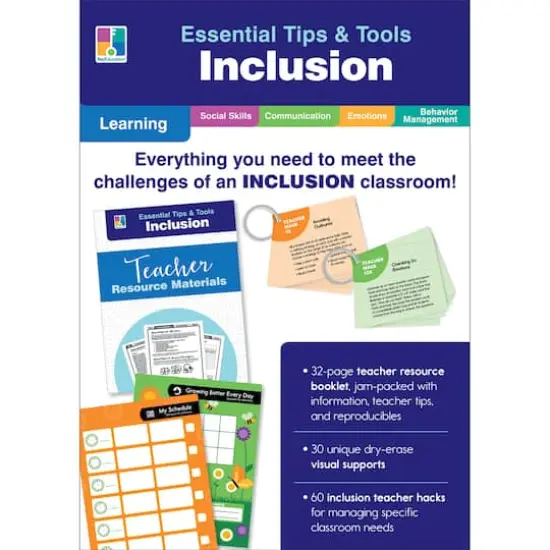 Carson Dellosa&reg; Essential Tips & Tools: Inclusion Classroom Kit, Grade PK-8 {1}