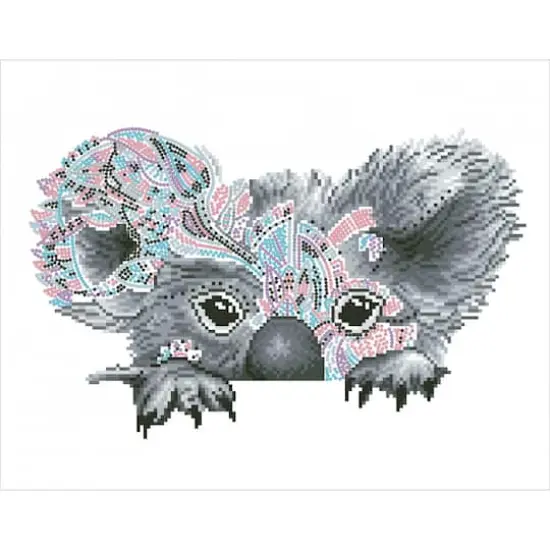 Diamond Dotz&reg; Intermediate Hide N Seek Koala Diamond Facet Art Kit {4}