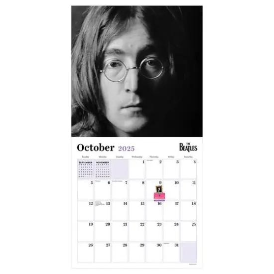 TF Publishing 2025 The Beatles: British Invasion Wall Calendar {4}
