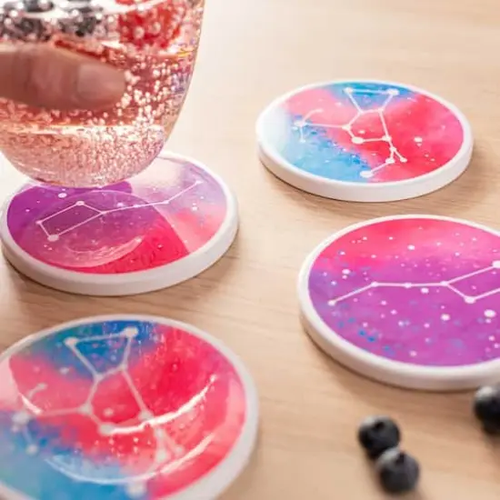 Cricut&reg; Round Coaster Blanks {3}