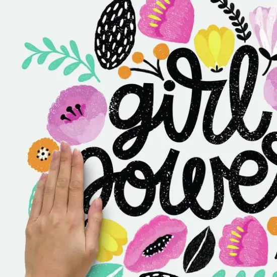 RoomMates Girl Power Peel & Stick Giant Wall Decals {6}