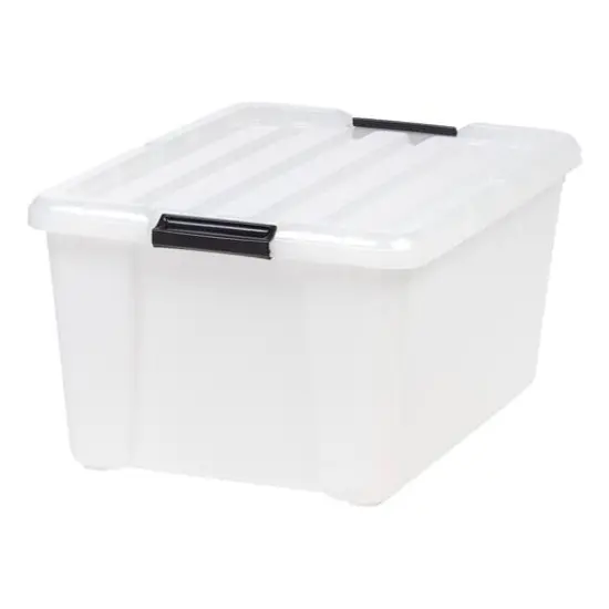 IRIS&reg; 45qt. Clear Latching Storage Boxes, 4ct. {6}