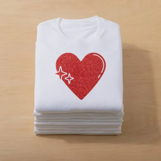 Cricut&reg; Smart Iron-On&trade; Glitter, 25" x 5ft. Red {8}