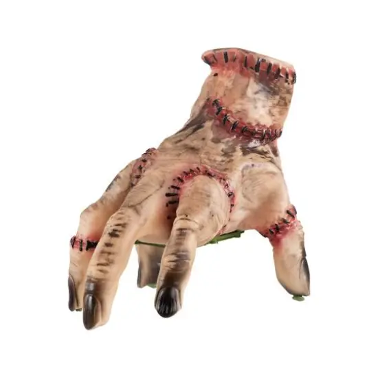 9.25" Animated Severed Hand with Sound Halloween Decoration {1}
