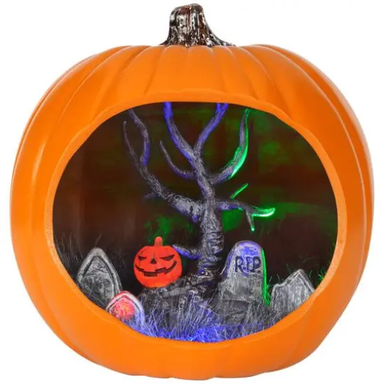 9" Orange Diorama Pumpkin by Ashland&reg; {4}
