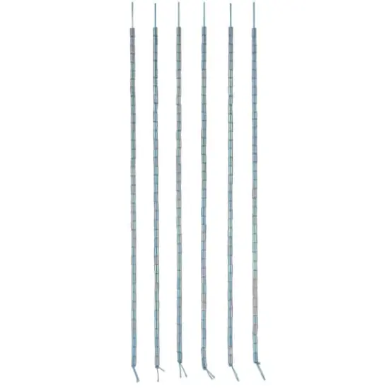 Glass Tube Beads, 4mm by Bead Landing&trade; Clear Blue {4}