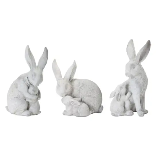 Rabbit With Bunny Set, 4.5", 5.5" & 6" {1}