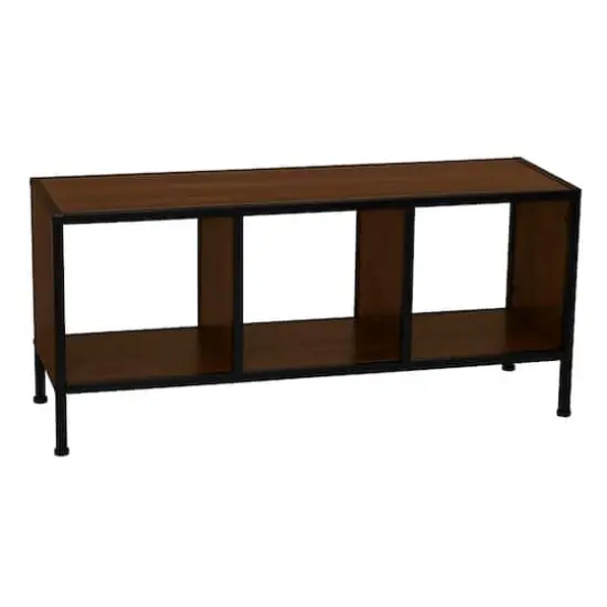 Household Essentials Jamestown 43" TV Stand Mid Century Walnut {1}