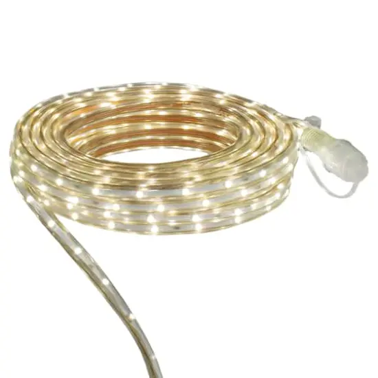 30ft. LED Christmas Outdoor Linear Tape Light Warm White {4}