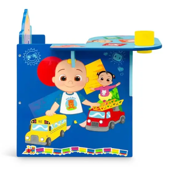 Delta Children CoComelon Chair Desk with Storage Bin {5}