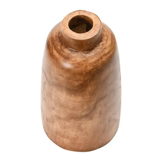 Hello Honey&reg; 14.5" Brown Paulownia Wood Vase {6}