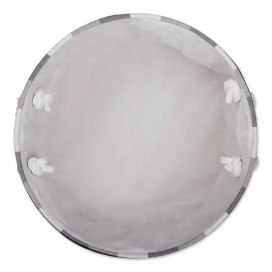 DII&reg; 15" Tri Color Round Fabric Bin Tri Color Black {5}