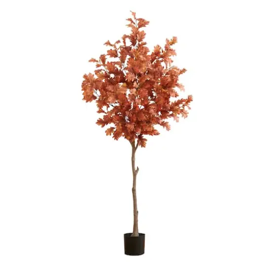 6ft. Autumn Oak Artificial Fall Tree {1}