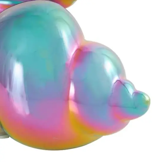 Rainbow Ceramic Shell Sculpture Set {7}