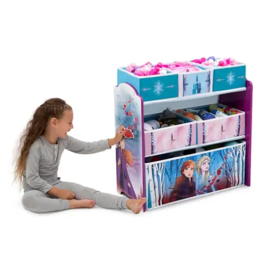 Disney&reg; Frozen II 6 Bin Design & Store Toy Organizer {4}