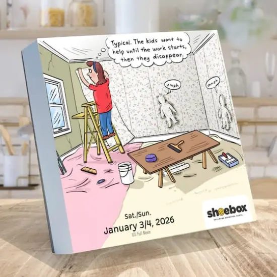 2026 Shoebox Daily Desktop Calendar {3}