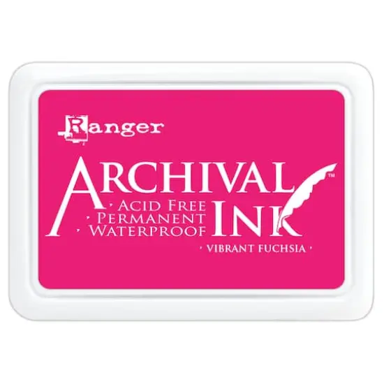 Ranger Archival Ink&trade; Pad Vibrant Fuchsia {1}