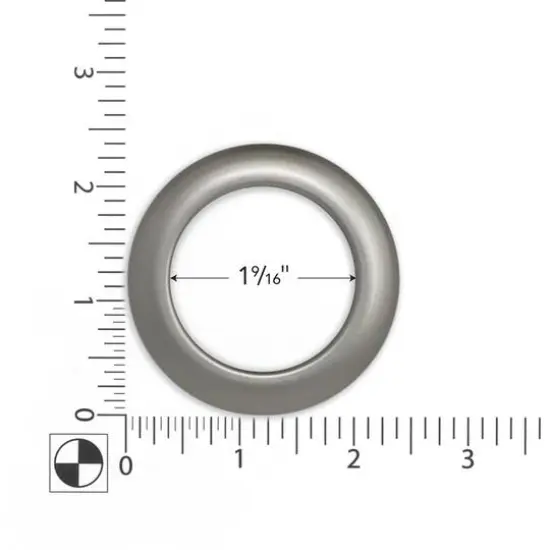 Dritz&reg; Home 1.562" Curtain Grommets, 8ct. Pewter {5}