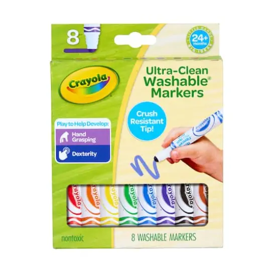 Crayola&reg; 8 Color Washable Toddler Markers {1}